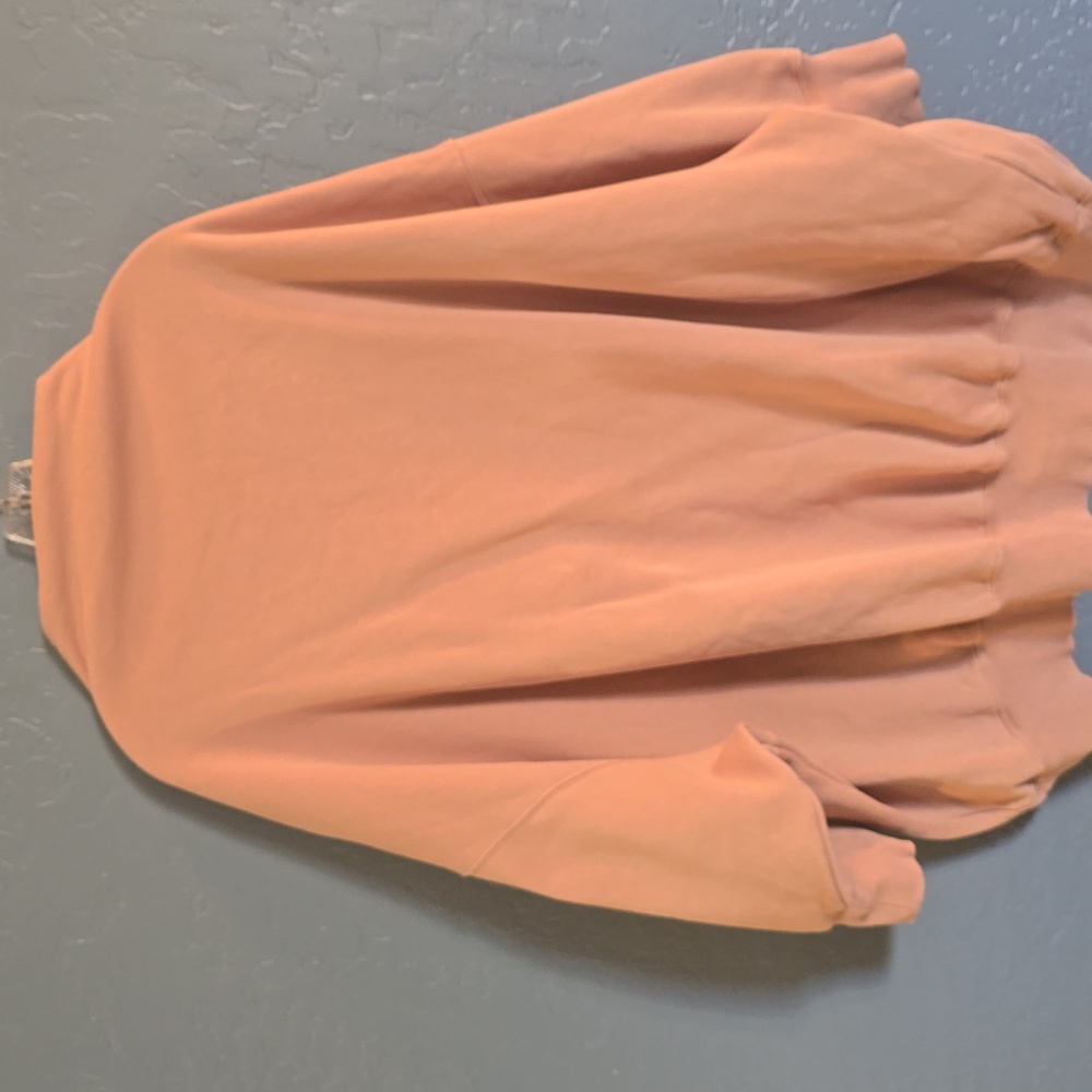 Nike collection fleece oversized crew neck sweatshirt in sand - Picture 5 of 8